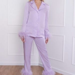 Nadine Merabi Darcie Lilac Pajamas